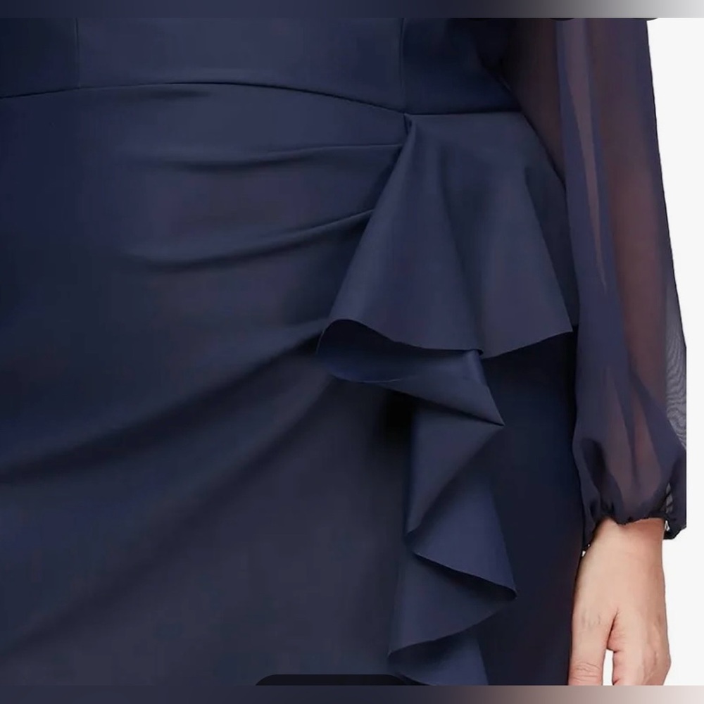 Alex Evenings Midnight Blue Dress - Picture 7 of 7